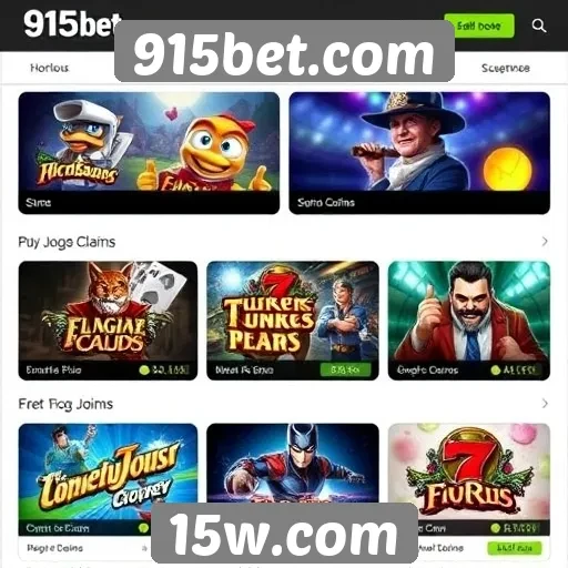 Jogos populares entre os usuários do 915bet