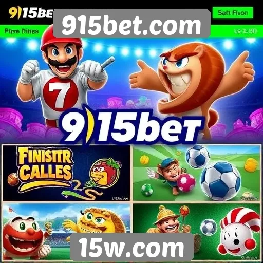 Variedade de jogos oferecidos no 915bet